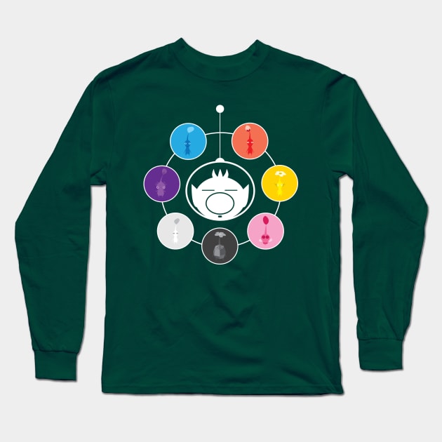 The Circle of Sprouts Long Sleeve T-Shirt by sparkmark